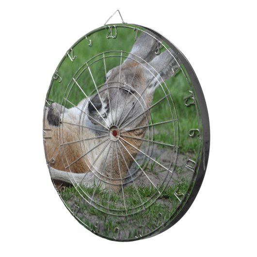 Laid-back Kangaroo Dartscheibe (Vorderseite rechts)