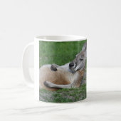 Laid-back Kangaroo Kaffeetasse (Vorderseite Links)