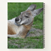 Laid-back Kangaroo Notizblock (Rückseite)