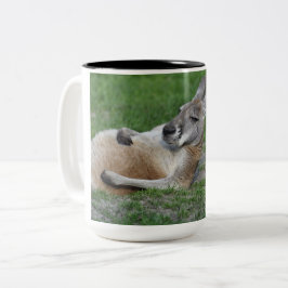 Laid-back Kangaroo Zweifarbige Tasse