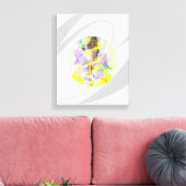 Laid Back Lady Leinwanddruck (Insitu (Wohnzimmer))