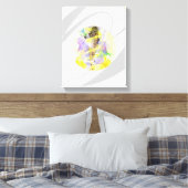 Laid Back Lady Leinwanddruck (Insitu (Schlafzimmer))