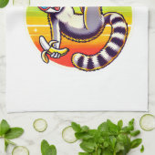 Laidback Lemur Vibes Geschirrtuch (Gefaltet)