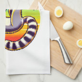 Laidback Lemur Vibes Geschirrtuch (Viertel Falte)
