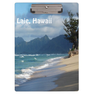 Laie Beach, Hawaii Klemmbrett