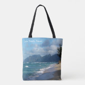 Laie Beach Hawaii Tasche (Rückseite)