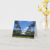 Laie Hawaii LDS Temple Karte (Gelbe Blume)