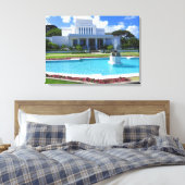 Laie, Hawaii Mormon Temple Leinwanddruck (Insitu (Schlafzimmer))
