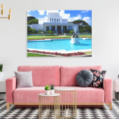 Laie, Hawaii Mormon Temple Leinwanddruck (Insitu (Wohnzimmer))
