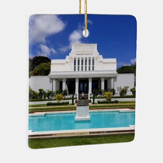 Laie Hawaii Temple Keramikornament (Rechts)