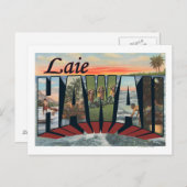 Laie, HawaiiLarge Letter ScenesLaie, HI Postkarte (Vorne/Hinten)