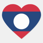 Laien Herz-Aufkleber (Vorderseite)