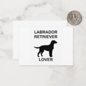 Laienliebhaber Mitteilungskarte (Vorderseite/Rückseite Beispiel)