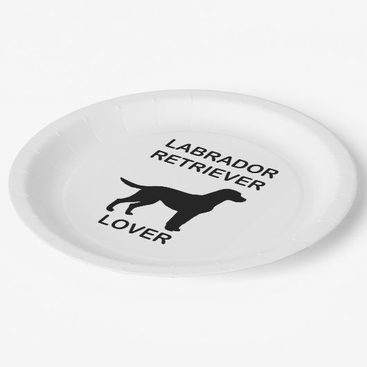 Laienliebhaber Pappteller (Schrägansicht)