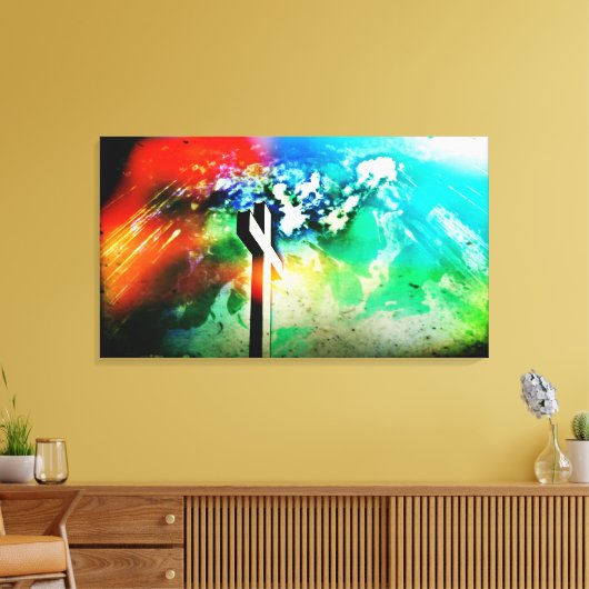 Laienviertel Leinwanddruck (Insitu (Wohnzimmer))