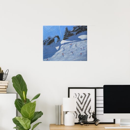 L'aiguille Percee Tignes 2009 Poster (Heimbüro)