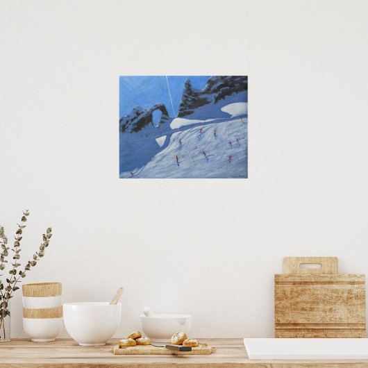 L'aiguille Percee Tignes 2009 Poster (Küche)