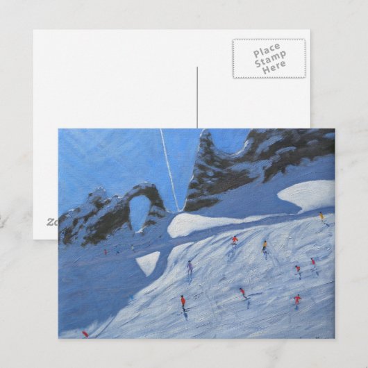 L'aiguille Percee Tignes 2009 Postkarte (Vorne/Hinten)