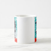 Laika 1957 der Raum-Hund Kaffeetasse (Mittel)