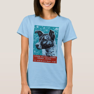 Laika 1957 der Raum-Hund T-Shirt