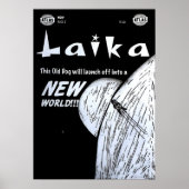 Laika comic cover poster (Vorne)