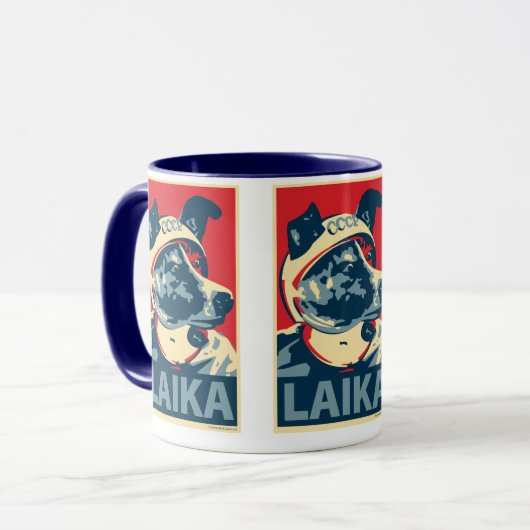 Laika der Raum-Hund - Laika: OHP Tasse (Vorderseite Links)