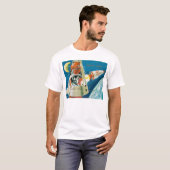 Laika, der Raumhund T-Shirt (Vorne ganz)
