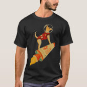 Laika Die CCCP Russland Super Space Rocket Do T-Shirt (Vorderseite)