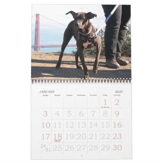 Laika-ein-Monat 2008 Kalender (Jan 2027)