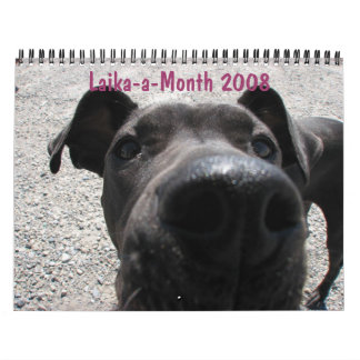 Laika-ein-Monat 2008 Kalender