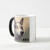 Laika, erster Hund im Weltraum Verwandlungstasse (Vorderseite Links)