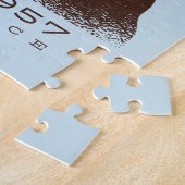 Laika sowjetischer Weltraumhund 1957 Puzzle (Seite)