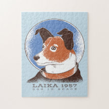 Laika sowjetischer Weltraumhund 1957
