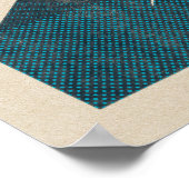 Laika, sowjetischer Weltraumhund — Vintager Retro- Poster (Ecke)