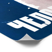 Laika — sowjetisches Vintages Raumplakat Poster (Ecke)