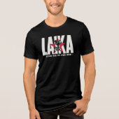 Laika - Space Had It's First Hero Tri-Blend Shirt (Vorderseite)