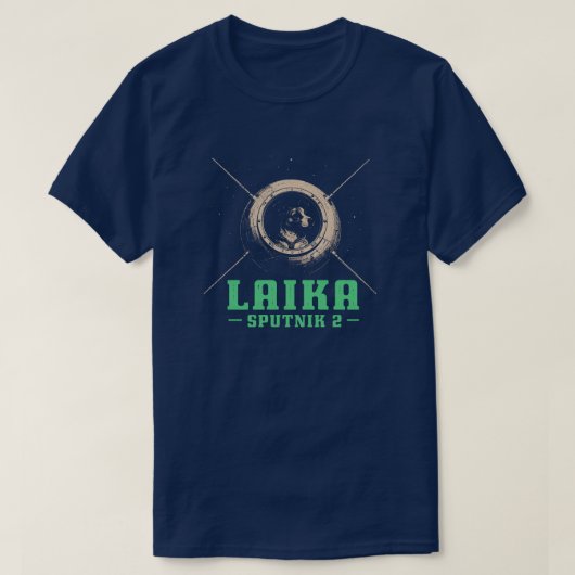 Laika - Sputnik 2 T-Shirt (Design vorne)