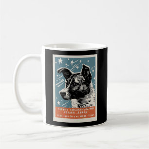 Laika Weltraumhund Produkt Vintage CCCP Sowjet Rus Kaffeetasse