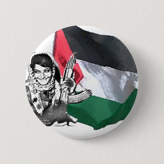 Laila Khaled Button (Vorderseite)