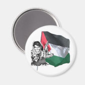 Laila Khaled Magnet (Vorderseite/Rückseite)