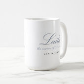 Laila-Logo-Tasse Kaffeetasse (VorderseiteRechts)