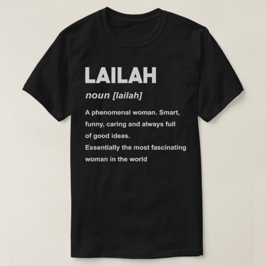 Lailah Name Pullover (Design vorne)