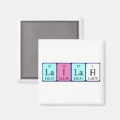 Lailah Periodenmagnet Magnet (Vorderseite/Rückseite)
