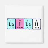 Lailah Periodenmagnet Magnet (Vorne)