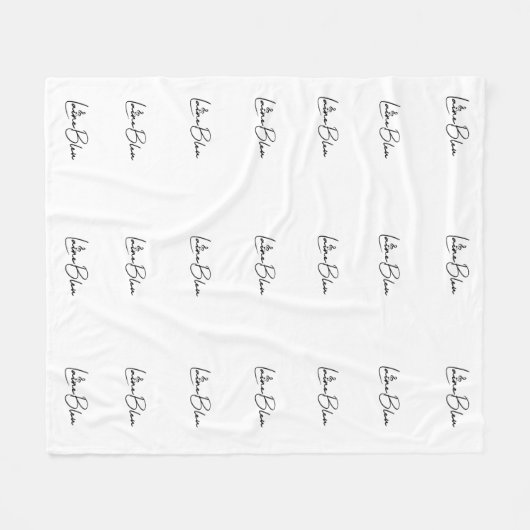 Laine Bleu Fleece Blanket (Vorderseite (Horizontal))