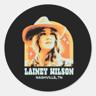 Lainey Wilson Nashville Runder Aufkleber