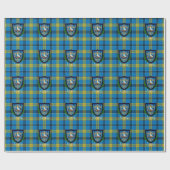 Laing Scottish Clan Tartan & Crest Geschenkpapier (Flach)