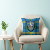 Laing Scottish Clan Tartan & Crest Kissen (Stuhl )