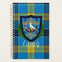 Laing Scottish Clan Tartan & Crest Planer