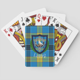 Laing Scottish Clan Tartan & Crest Spielkarten